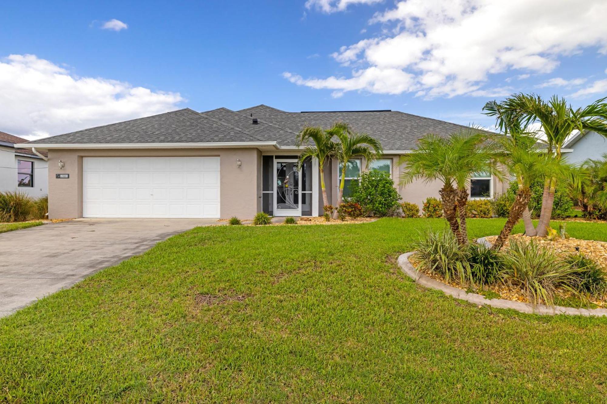 Fully Remodeled Electric-Heated Pool Home On Gulf-Access Canal - Villa Sunny Cape Coral Exterior foto