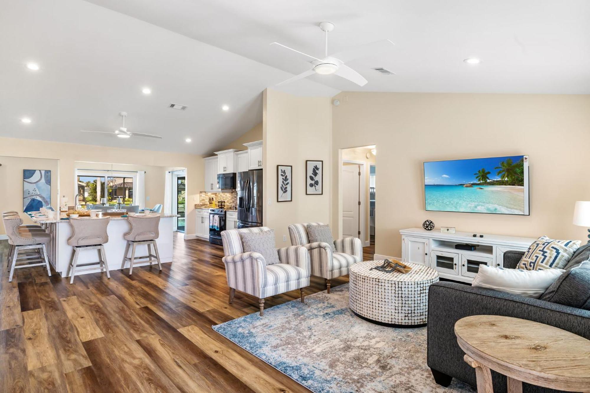 Fully Remodeled Electric-Heated Pool Home On Gulf-Access Canal - Villa Sunny Cape Coral Exterior foto